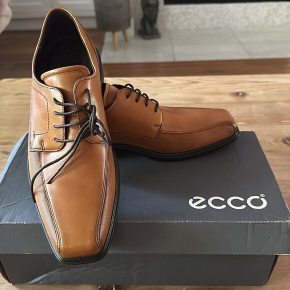 ECCO Johannesburg Bike Men\'s Toe Tie Oxford Shoe (Amber SZ 6-6.5) 62354401112 main image 6